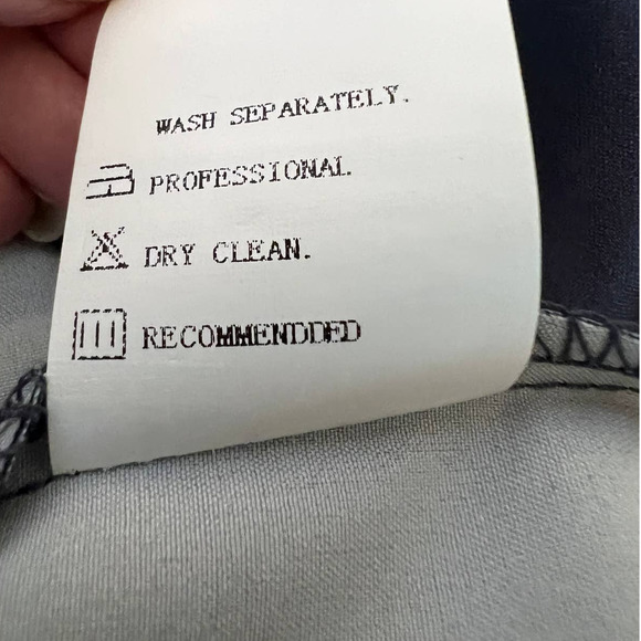 New COZY Halter Dress in Blue with Multicolored Floral Trim Size 8 - Picture 7 of 8